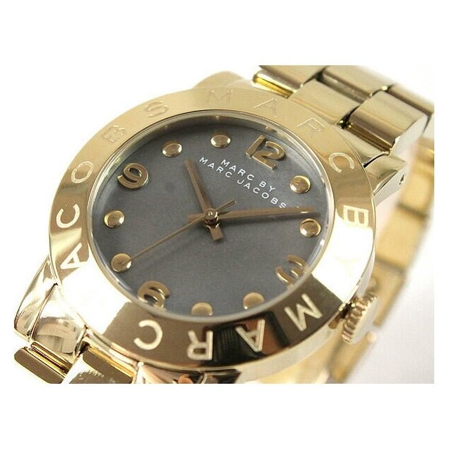  Shop Authentic Marc Jacobs Amy Black Dial Gold Steel Strap Watch for Women - MBM3273 - Luxxuri
