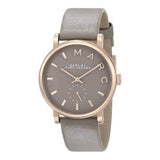  Shop Authentic Marc Jacobs Baker Grey Dial Grey Leather Strap Watch for Women - MBM1266 - Luxxuri