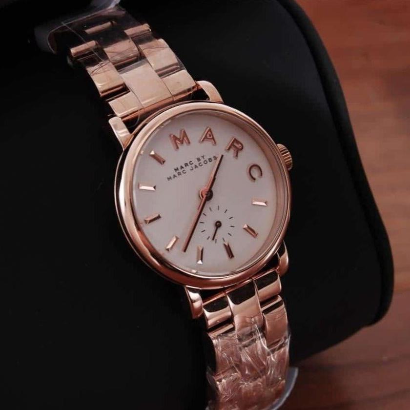  Shop Authentic Marc Jacobs Baker White Dial Rose Gold Steel Strap Watch for Women - MBM3248 - Luxxuri