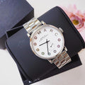  Shop Authentic Marc Jacobs Marc White Dial Silver Steel Strap Watch for Women - MBM3420 - Luxxuri
