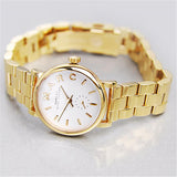  Shop Authentic Marc Jacobs Baker White Dial Gold Steel Strap Watch for Women - MBM3247 - Luxxuri