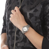  Shop Authentic Marc Jacobs Tether Transparent Silver Dial Silver Steel Strap Watch for Women - MBM3412 - Luxxuri