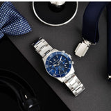  Shop Authentic Maserati Competizione Chronograph Blue Dial Silver Steel Strap Watch For Men - R8873600002 - Luxxuri
