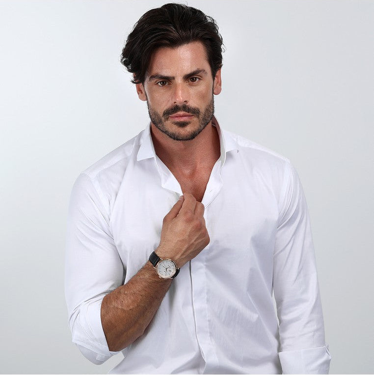  Shop Authentic Maserati Epoca Chronograph White Dial Black Leather Strap Watch For Men - R8871618016 - Luxxuri