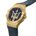  Shop Authentic Maserati Potenza Blue Dial Blue Leather Strap Watch For Men - R8851108035 - Luxxuri