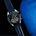  Shop Authentic Maserati Traguardo Chronograph Blue Dial Black Silicone Strap Watch For Men - R8871612046 - Luxxuri