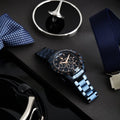  Shop Authentic Maserati Traguardo Chronograph Blue Dial Blue Steel Strap Watch For Men - R8873612054 - Luxxuri