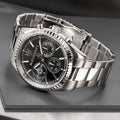  Shop Authentic Maserati Competizione Chronograph Black Dial Silver Steel Strap Watch For Men - R8853100014 - Luxxuri