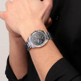  Shop Authentic Maserati Competizione Chronograph Black Dial Silver Steel Strap Watch For Men - R8853100012 - Luxxuri