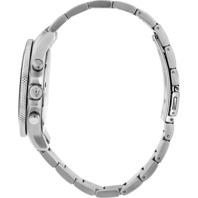  Shop Authentic Maserati Competizione Automatic Black Dial Silver Steel Strap Watch For Men - R8823100002 - Luxxuri