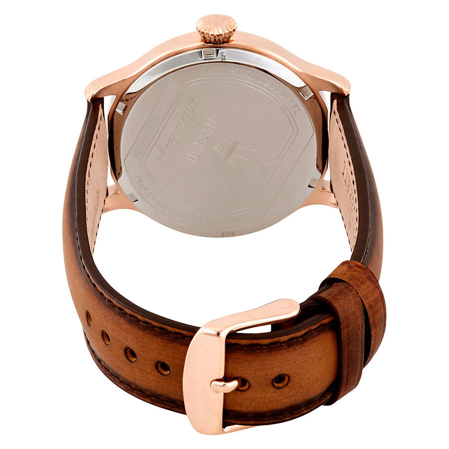  Shop Authentic Maserati Epoca Blue Dial Brown Leather Strap Watch For Men - R8851118001 - Luxxuri