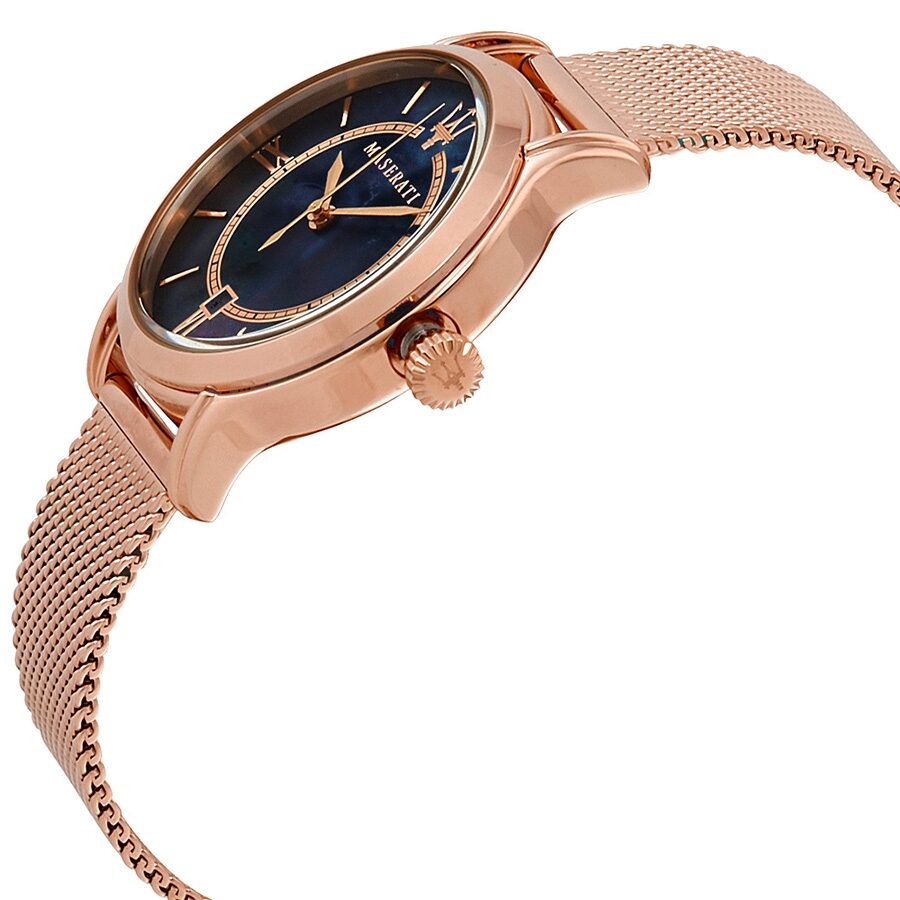  Shop Authentic Maserati Epoca Blue Dial Rose Gold Mesh Strap Watch For Women - R8853118503 - Luxxuri