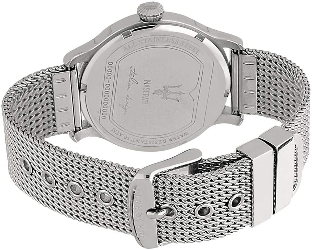 Maserati Epoca Grey Dial Grey Mesh Bracelet Watch For Men - R8853118002
