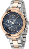  Shop Authentic Maserati Ingegno Chronograph Blue Dial Two Tone Steel Strap Watch for Men - R8873619002 - Luxxuri