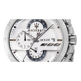 Shop Authentic Maserati Ingegno Chronograph White Dial Silver Steel Strap Watch For Men - R8873619004 - Luxxuri