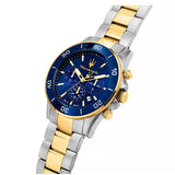  Shop Authentic Maserati Competizione Chronograph Blue Dial Two Tone Steel Strap Watch For Men - R8873600006 - Luxxuri
