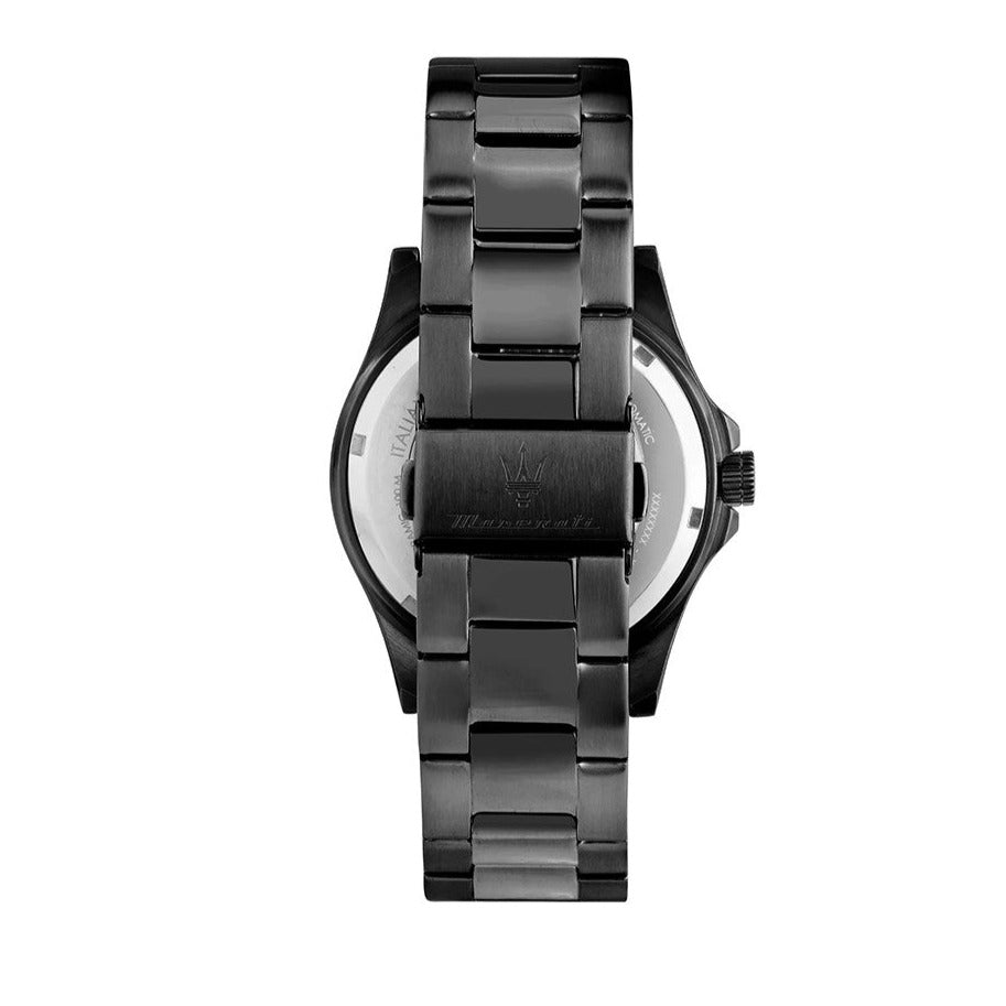  Shop Authentic Maserati Competizione Black Dial Black Steel Strap Watch For Men - R8853100035 - Luxxuri