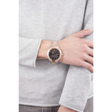  Shop Authentic Maserati Traguardo Chronograph Brown Dial Two Tone Steel Strap Men's Watch - R8873612003 - Luxxuri