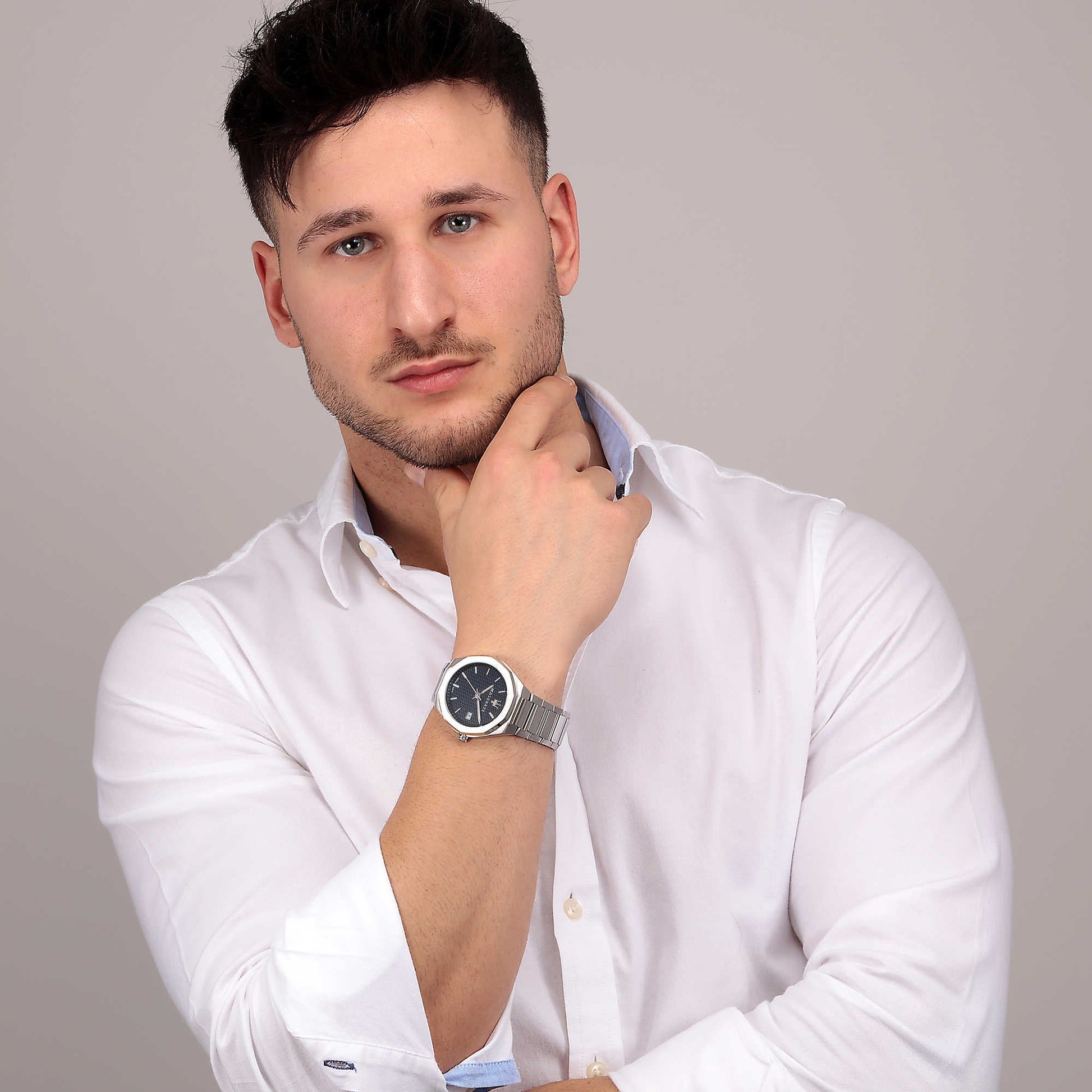  Shop Authentic Maserati Stile Blue Dial Silver Steel Strap Watch For Men - R8853142006 - Luxxuri