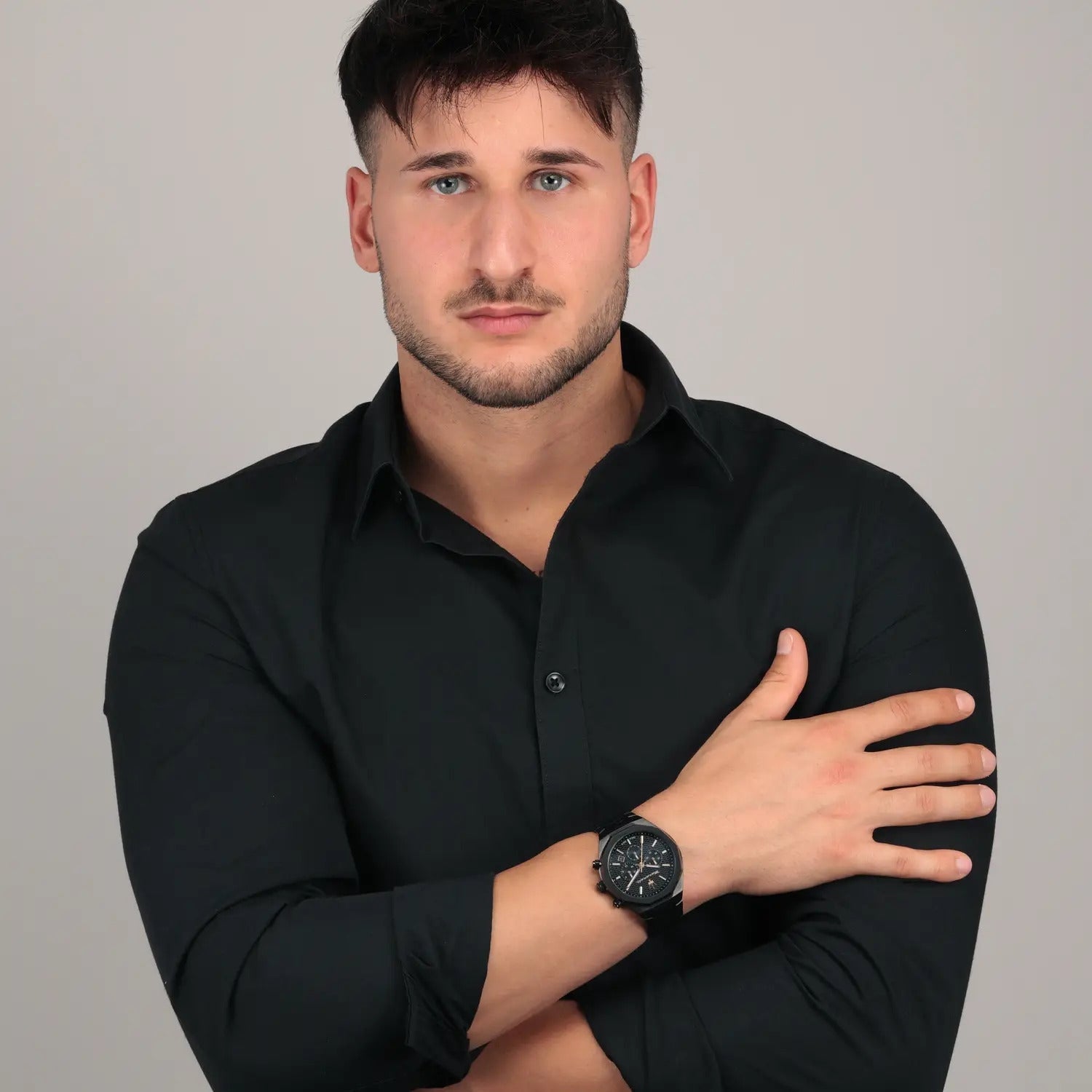  Shop Authentic Maserati Stile Chronograph Black Dial Black Steel Strap Watch For Men - R8873642005 - Luxxuri