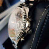  Shop Authentic Maserati Competizione Chronograph Black Dial Silver Steel Strap Watch For Men - R8853100014 - Luxxuri