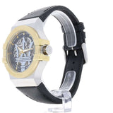  Shop Authentic Maserati Potenza Automatic Skeleton Dial Black Leather Strap Watch For Men - R8821108011 - Luxxuri