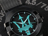  Shop Authentic Maserati Potenza Aqua Edition Black Dial Black Mesh Strap Watch For Men - R8853144002 - Luxxuri