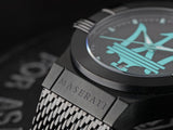  Shop Authentic Maserati Potenza Aqua Edition Black Dial Black Mesh Strap Watch For Men - R8853144002 - Luxxuri
