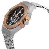  Shop Authentic Maserati Potenza Quartz Grey Dial Silver Mesh Bracelet Watch For Men - R8853108007 - Luxxuri