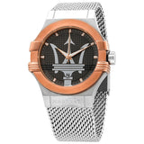  Shop Authentic Maserati Potenza Quartz Grey Dial Silver Mesh Bracelet Watch For Men - R8853108007 - Luxxuri