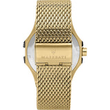  Shop Authentic Maserati Potenza Quartz Black Dial Gold Mesh Bracelet Watch For Men - R8853108006 - Luxxuri