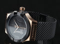 Maserati Potenza Black Mesh Bracelet Black Dial Watch For Men - R8853108010