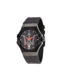  Shop Authentic Maserati Potenza 3H STR Black Dial 42mm Leather Strap Watch For Men - R8851108010 - Luxxuri