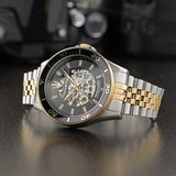  Shop Authentic Maserati SFIDA Automatic Skeleton Black Dial Two Tone Steel Strap Watch For Men - R8823140010 - Luxxuri