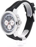  Shop Authentic Maserati SFIDA Chronograph Black Silver Dial Black Rubber Strap Watch For Men - R8851123001 - Luxxuri