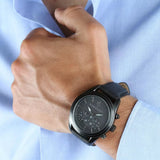  Shop Authentic Maserati Traguardo Black Leather Strap Quartz Black Dial Watch For Men - R8871612019 - Luxxuri