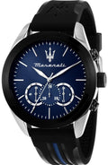  Shop Authentic Maserati Traguardo Chronograph Blue Dial Black Silicone Strap Watch For Men - R8871612044 - Luxxuri