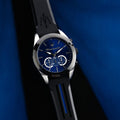  Shop Authentic Maserati Traguardo Chronograph Blue Dial Black Silicone Strap Watch For Men - R8871612044 - Luxxuri