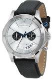  Shop Authentic Maserati Circuito Chronograph Analog White Dial Black Leather Strap Watch for Men - R8871627005 - Luxxuri