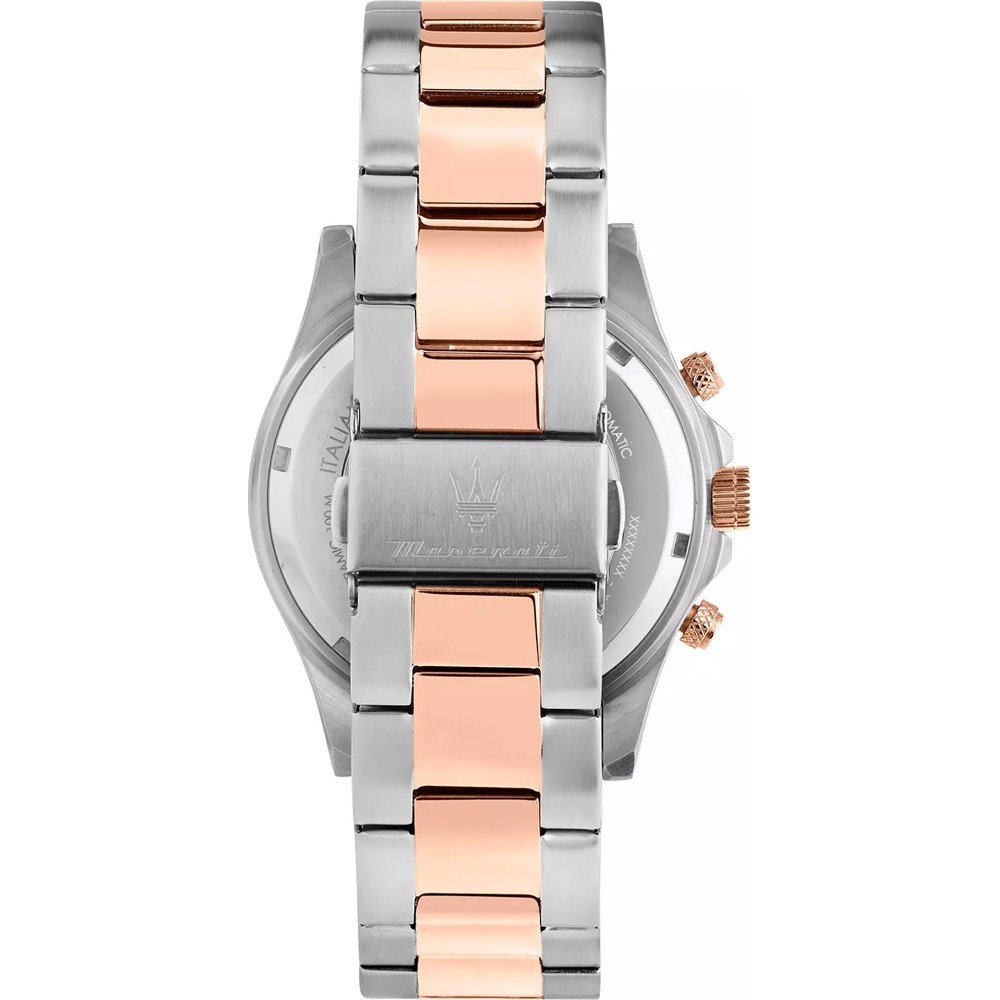  Shop Authentic Maserati Competizione Chronograph Blue Dial Two Tone Steel Strap Watch For Men - R8873600006 - Luxxuri