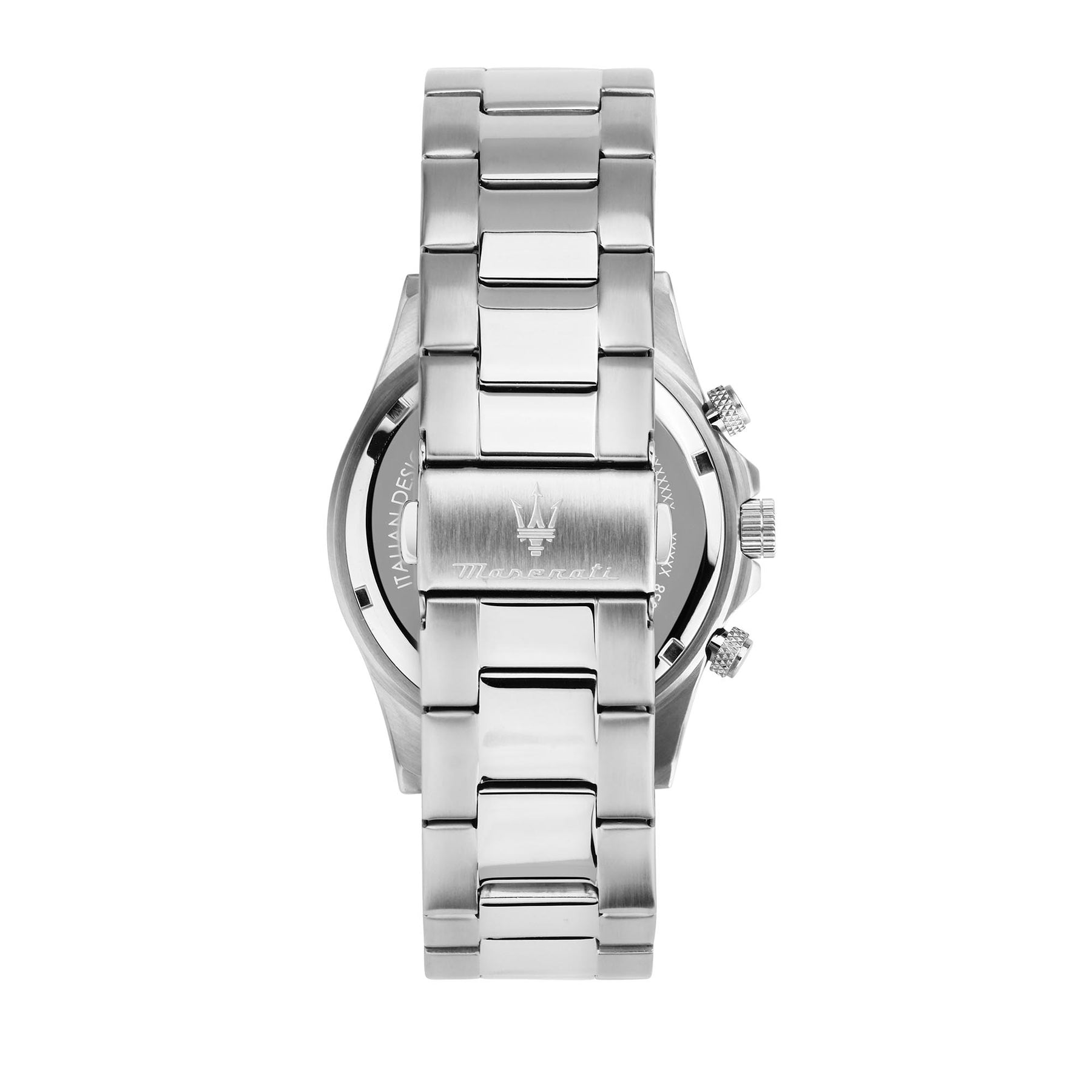  Shop Authentic Maserati Competizione Chronograph Black Dial Silver Steel Strap Watch For Men - R8873600008 - Luxxuri