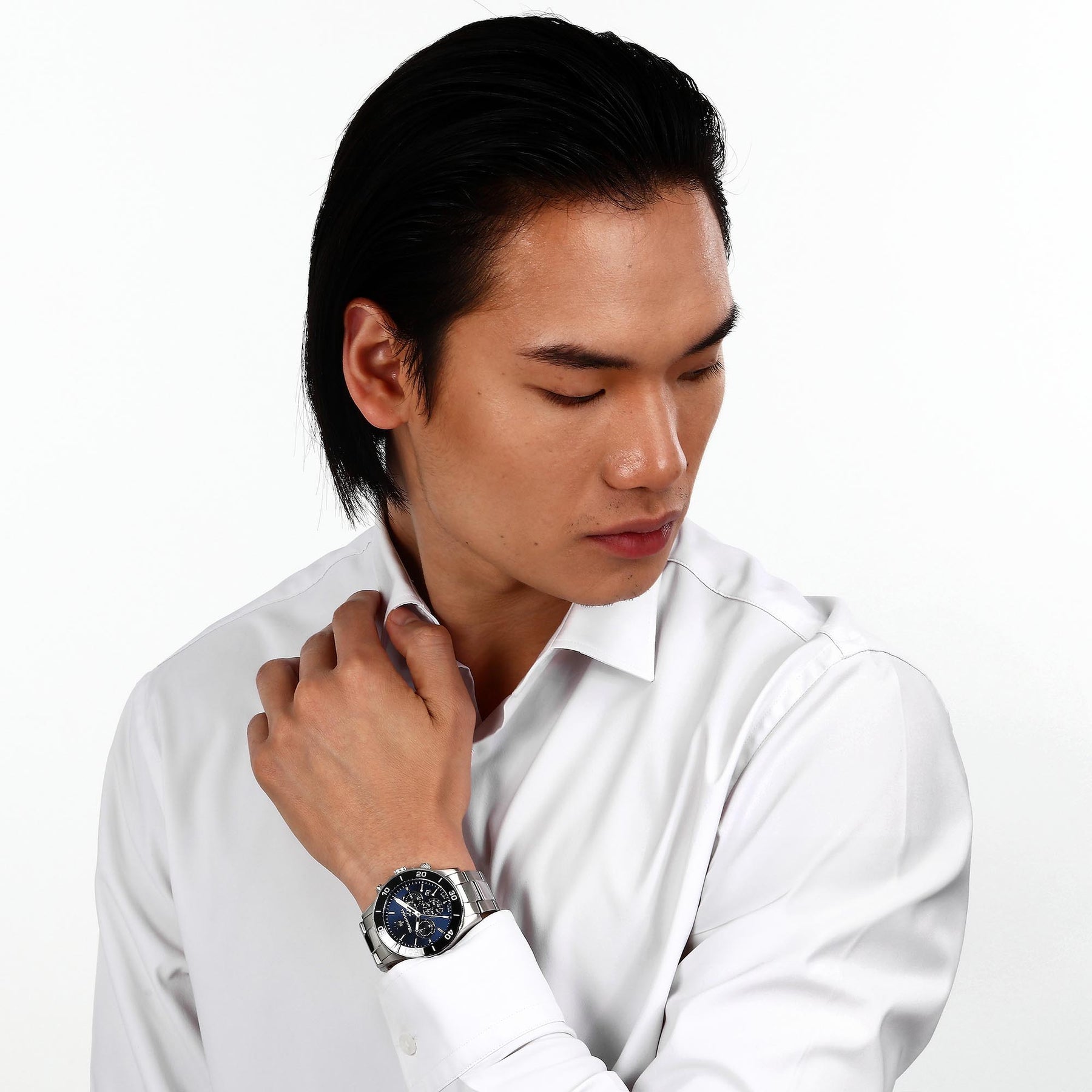  Shop Authentic Maserati Competizione Chronograph Blue Dial Silver Steel Strap Watch For Men - R8873600009 - Luxxuri