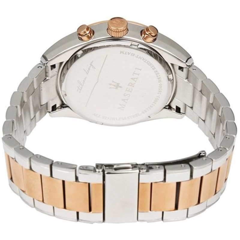  Shop Authentic Maserati Traguardo Chronograph Brown Dial Two Tone Steel Strap Men's Watch - R8873612003 - Luxxuri