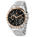  Shop Authentic Maserati Traguardo Chronograph Limited Edition Black Dial Silver Steel Strap Watch For Men - R8873612047 - Luxxuri