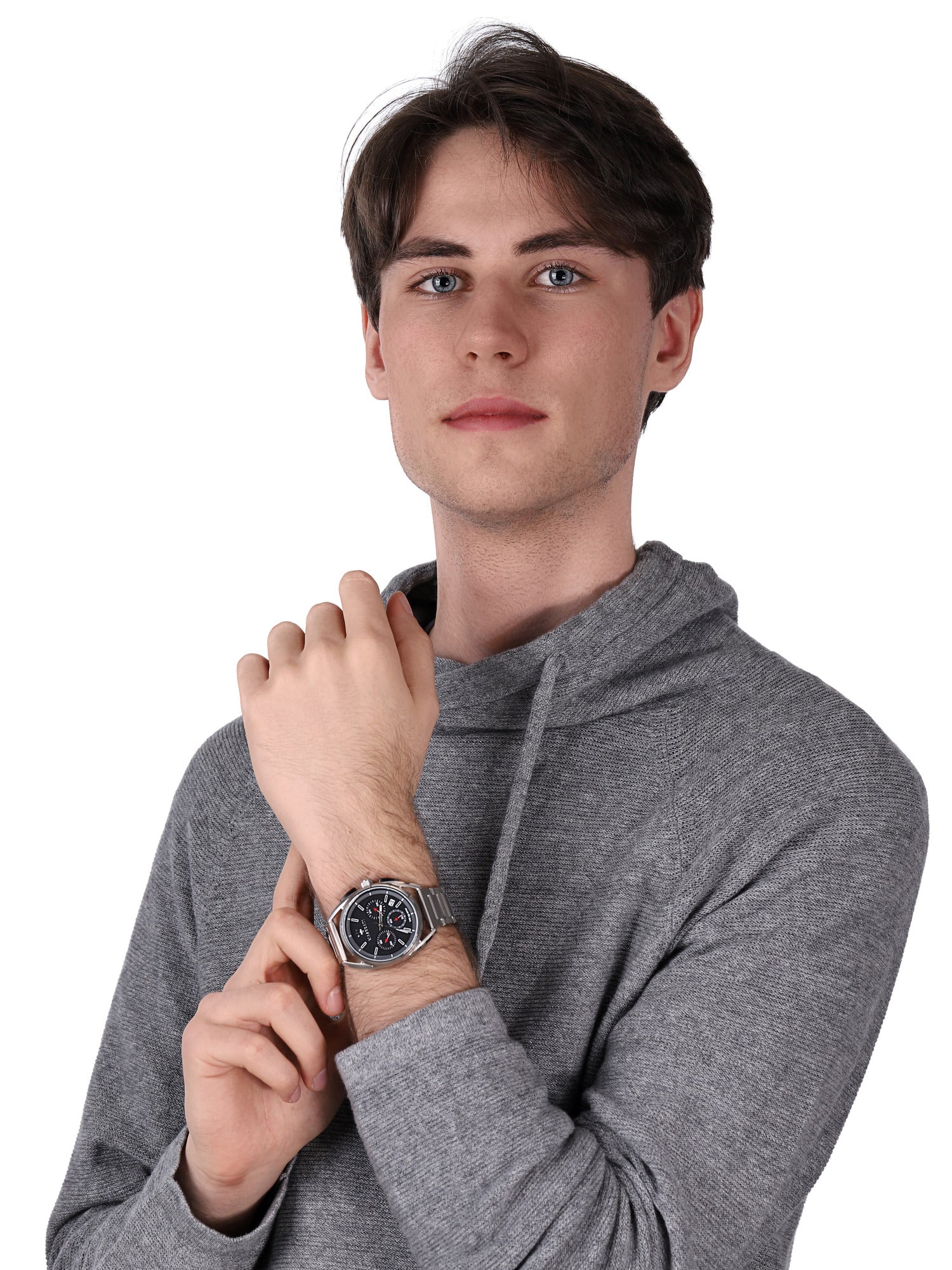  Shop Authentic Maserati Trimarano Chronograph Black Dial Silver Stainless Steel Strap Watch For Men - R8873632003 - Luxxuri