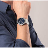  Shop Authentic Maserati Triconic Quartz Blue Dial Silver Steel Strap Watch For Men - R8873639001 - Luxxuri