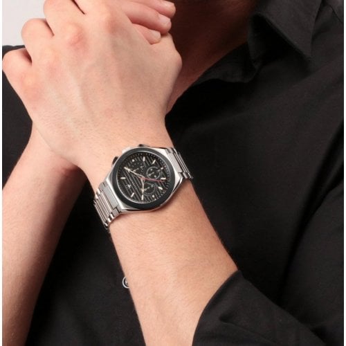  Shop Authentic Maserati Triconic Chronograph Black Dial Silver Steel Strap Watch For Men - R8873639002 - Luxxuri