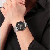  Shop Authentic Maserati Triconic Chronograph Black Dial Silver Steel Strap Watch For Men - R8873639002 - Luxxuri