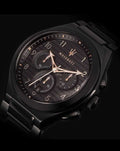  Shop Authentic Maserati Triconic Quartz Black Dial Black Steel Strap Watch For Men - R8873639003 - Luxxuri