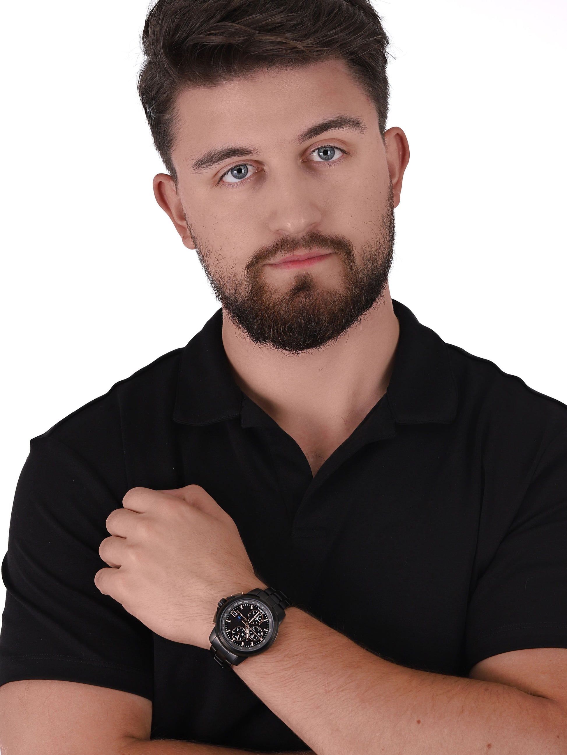  Shop Authentic Maserati Successo Solar Black Dial Grey Steel Strap Watch For Men - R8873645001 - Luxxuri